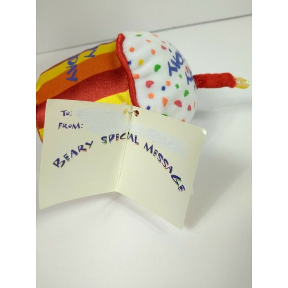 Animated Happy Birthday Bear 9" Plush + BABear workshop B-Day Cupcake Gift Decor - Picture 11 of 12